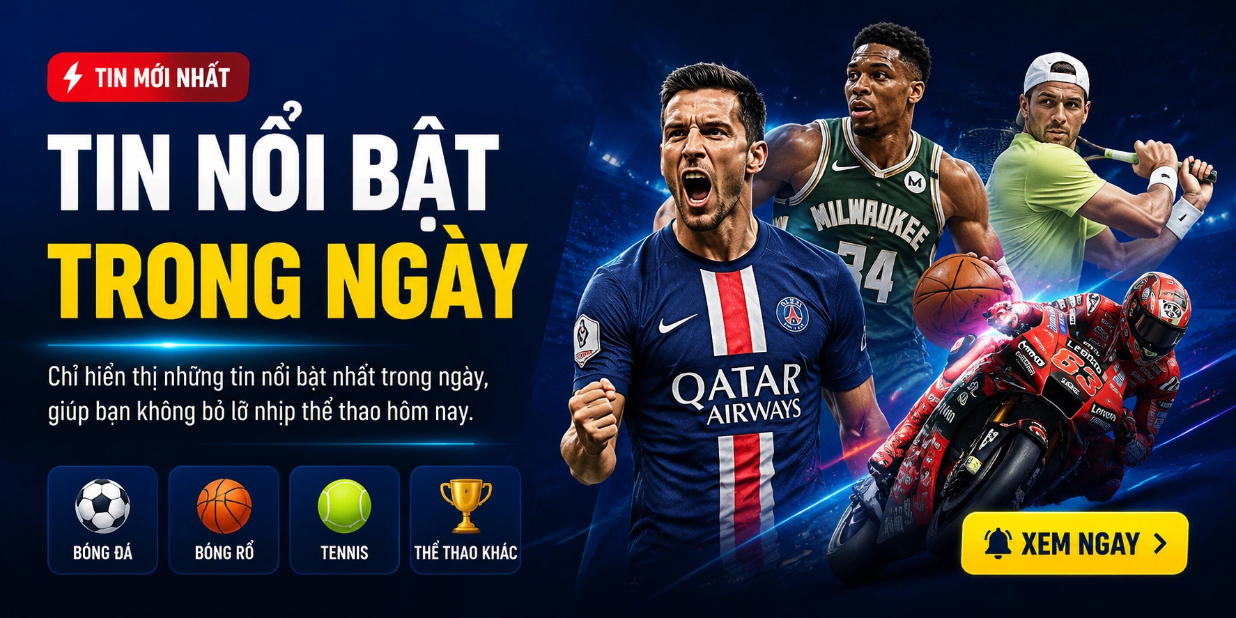 Tin nổi bật thể thao Việt Nam